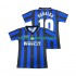 Camisola Inter de Milão Ronaldo 10 1997 Retro Homem Equipamento Primeiro 1998 Manga Curta